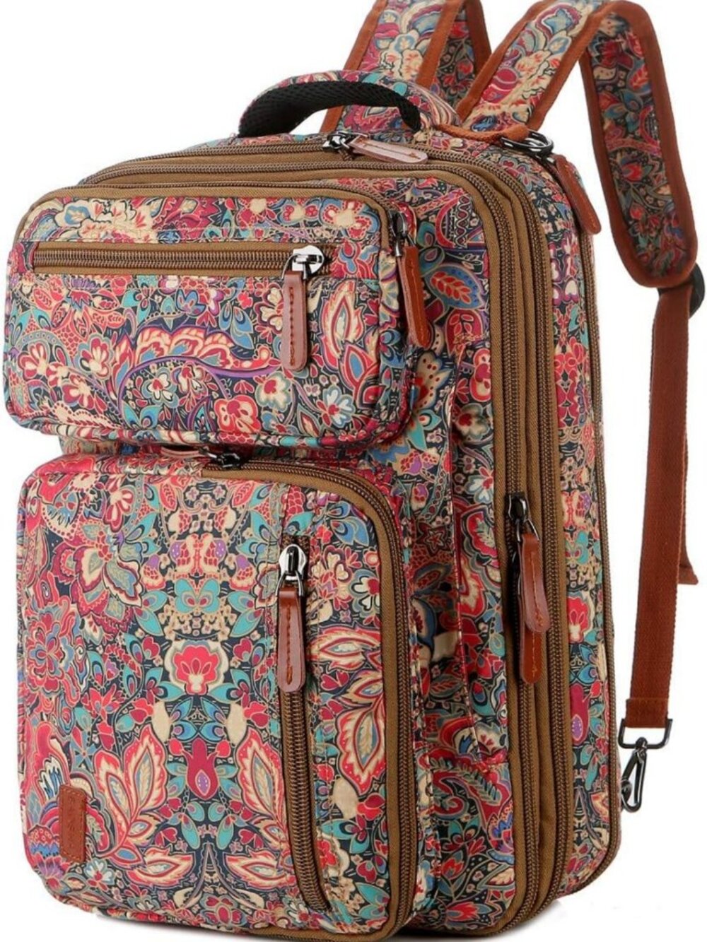 Convertible Backpack Briefcase for 15.6" Laptop, Travel, Hiking, Outdoor